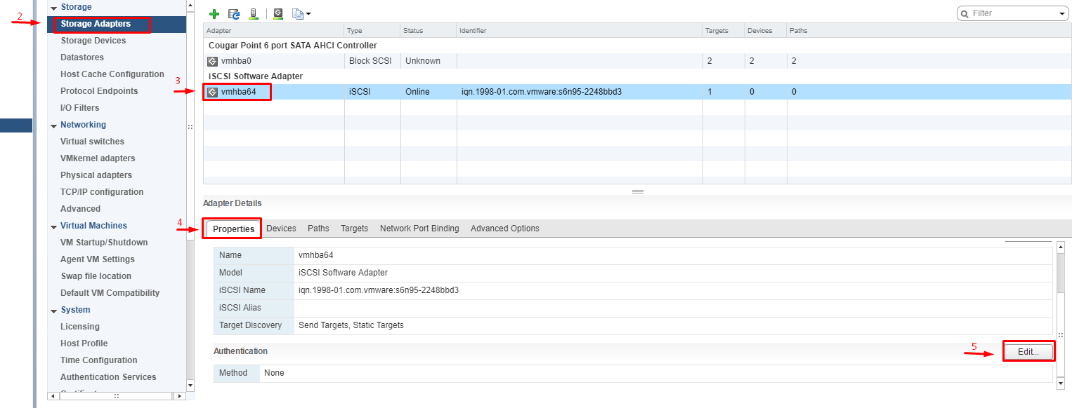 Configure settings to work with target