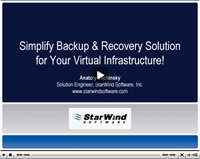 Simplify Backup & Recovery Solution for Your Virtual Infrastructure!