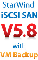 NEW StarWind iSCSI SAN 5.8 with VM Backup