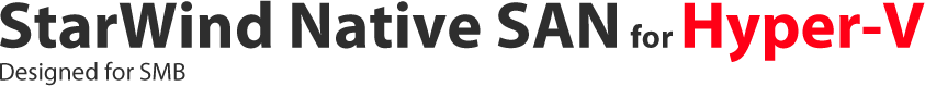 StarWind Native SAN for Hyper-V