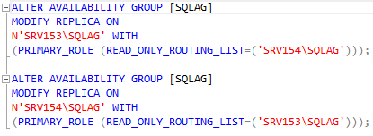 Create the query for read-only routing