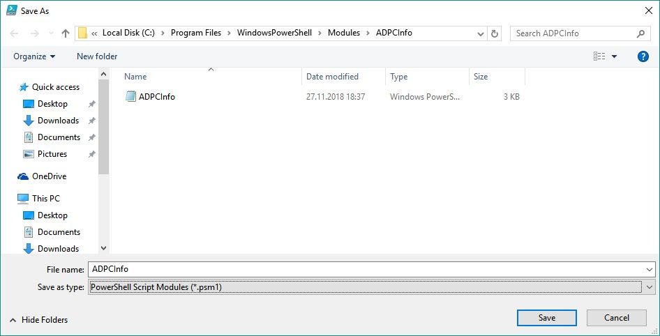WindowsPowerShell\Modules