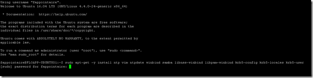 command to install packets