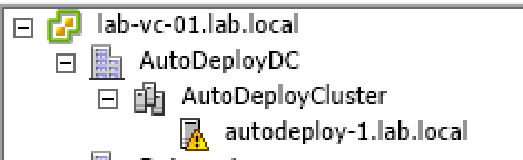 location you used of the Deploy Rule