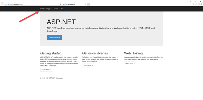ASP.NET Internet view
