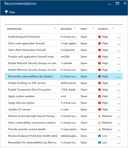 Vulnerability Assessment in the Azure Security Center