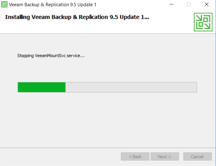 Installing Veeam Backup and Replication 9.5 Update 1 view
