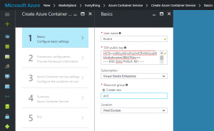 Azure Container Service: How to Start