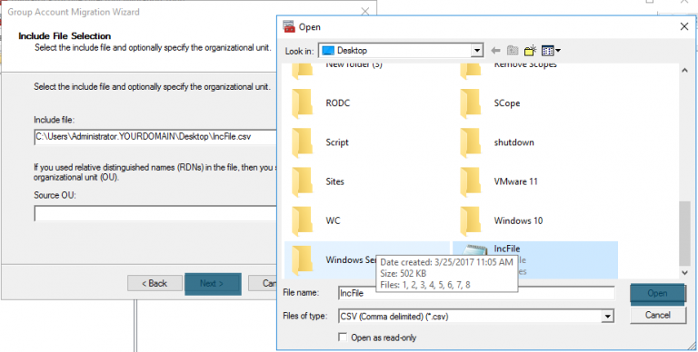 Intraforest Migration in Windows Server 2016 with ADMT 3.2