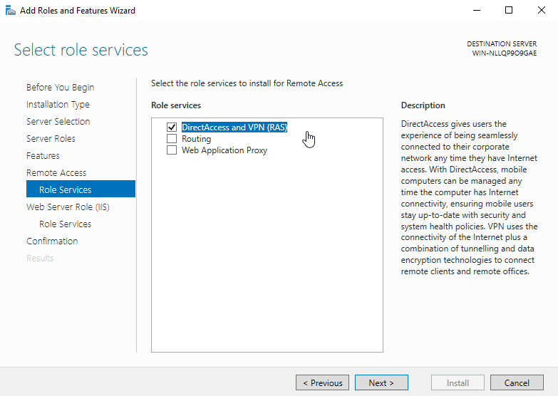 DirectAccess and VPN