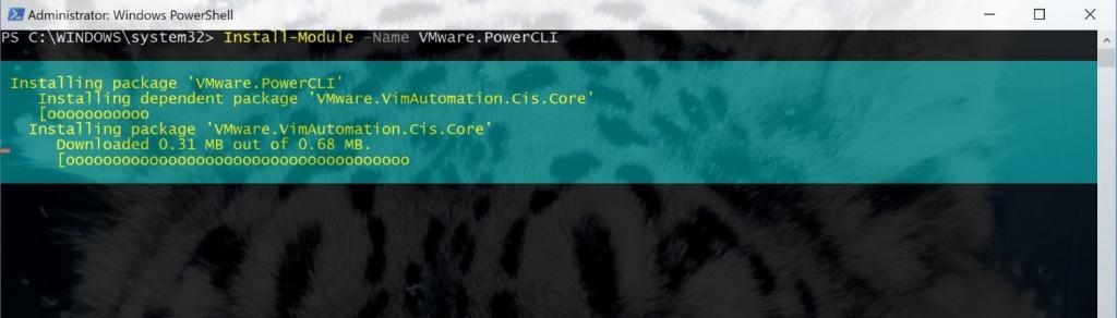 install PowerCli from the PowerShell gallery