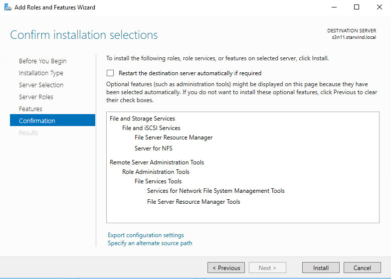 NFS Protocol - Network File System Support - StarWind