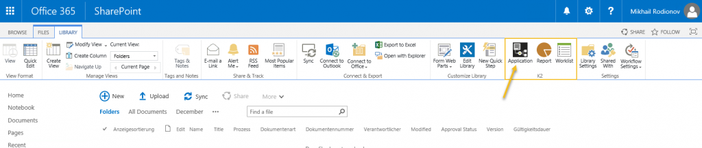 SharePoint library
