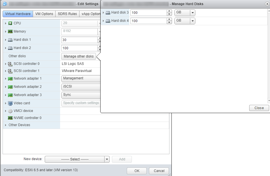 Benchmark Configuration - create a placeholder for a workload intensive application