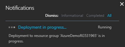 Azure Portal - Create DevTest Labs - Deployment Process
