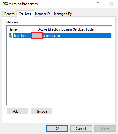 Resetting the root password using Active Directory and vCenter