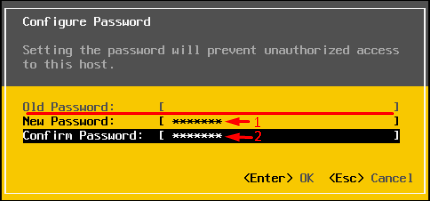 select Configure Password