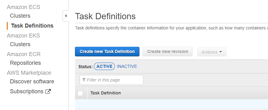 task definition