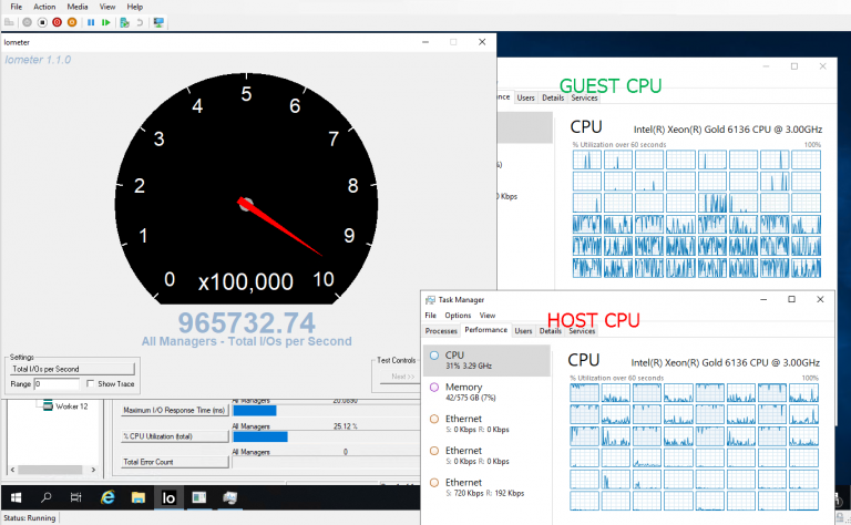 Persistent Virtual Machine Using a Persistent Memory Disk in a Hyper-V VM