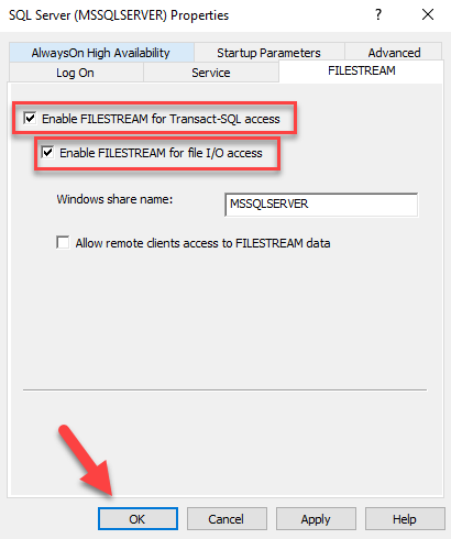 changing configuration with sp_configure