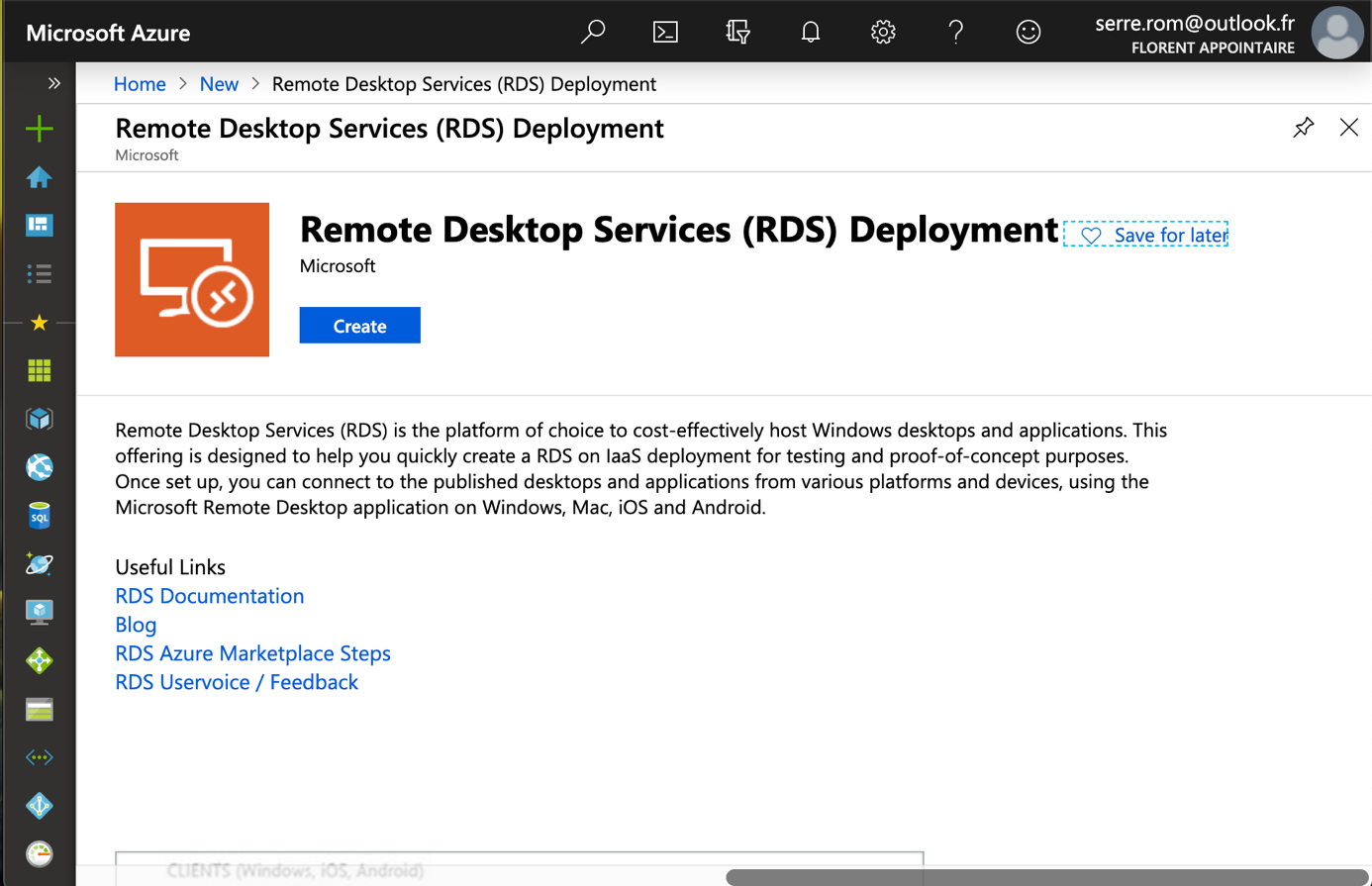  Remote Desktop Serivces
