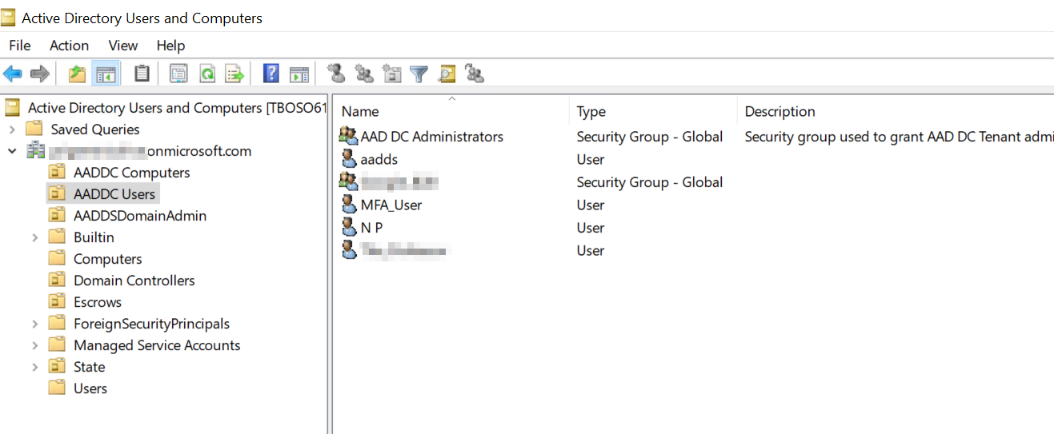 Manage users and groups from the MMC