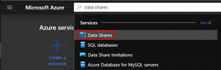 Share your Data using Azure Data Share
