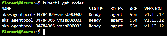  kubectl get nodes
