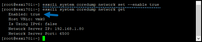 Enable Coredump via this command