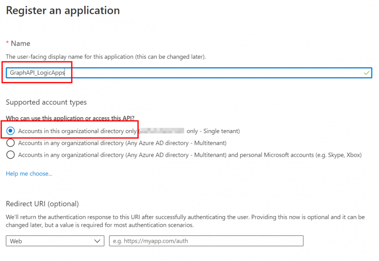 Microsoft Graph in Azure Logic Apps