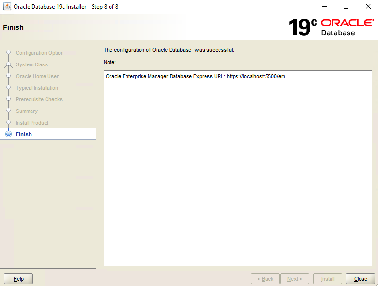 Oracle Database 19c Installer – Step 3
