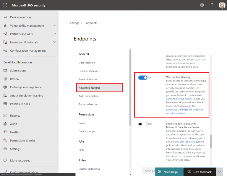 How to to filter Web Content