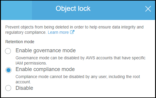 Object lock