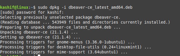 Installing DBeaver in Linux