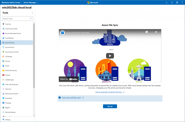 Manage WS2022 with Windows Admin Center (WAC)