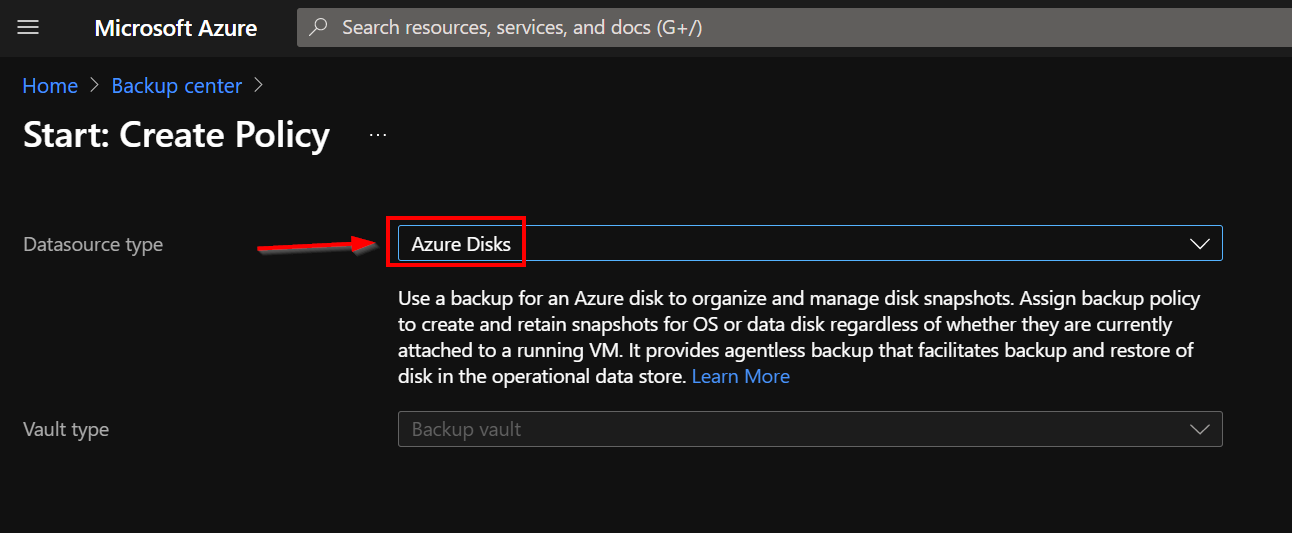 Azure disks