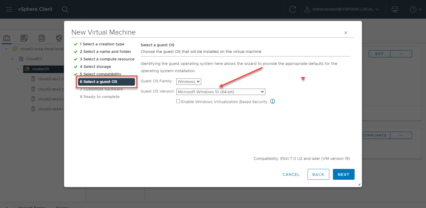 Guest OS Version selector. Windows 11 if you have it, Windows 10 (64-bit) otherwise.- img Guest OS Version selector. Windows 11 if you have it, Windows 10 (64-bit) otherwise.