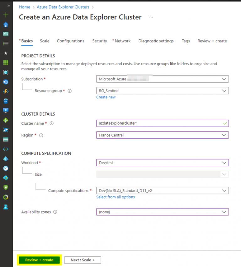 Store Microsoft Sentinel Logs via Azure Data Explorer