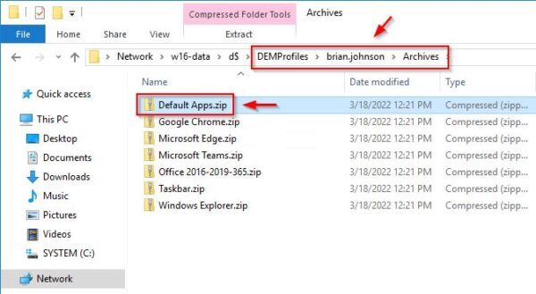 Import the default application file