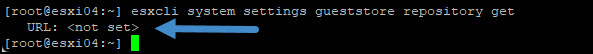 Verify the settings of your GuestStore Repository via CLI - img Verify the settings of your GuestStore Repository via CLI