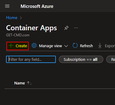 Container Apps