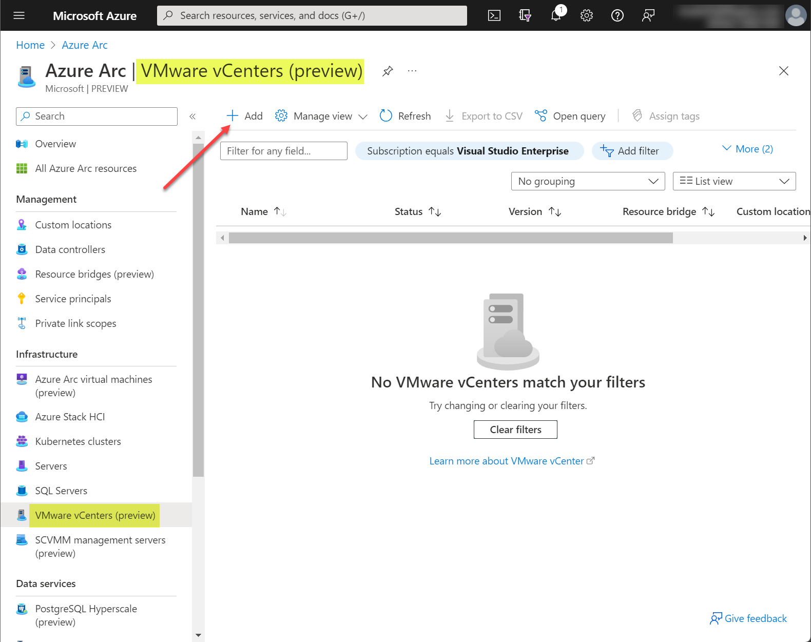 VMware vCenters