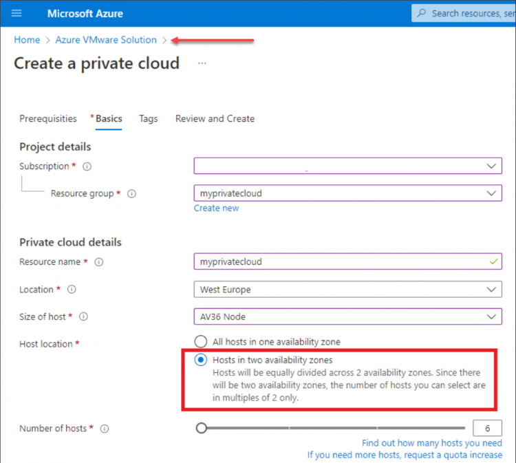 Azure VMware solution Update