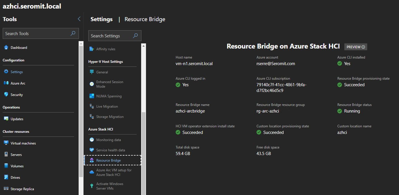Resource Bridge on Azure Stack HCI