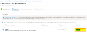Enable Microsoft Defender For DevOps with Azure