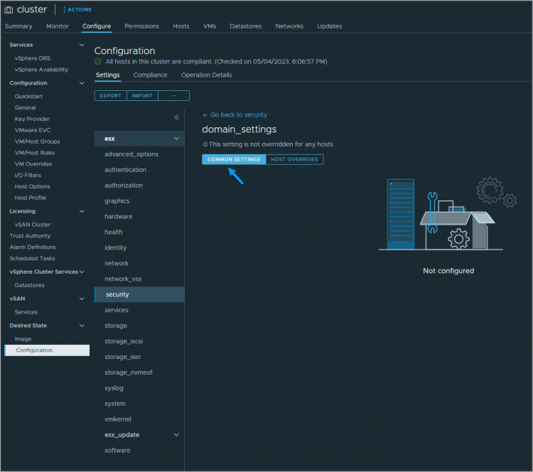 Vsphere Configuration Images vSphere 8 Update 1 has now Configuration Profiles GA
