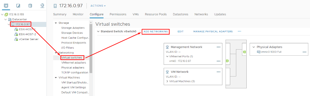 Create 2 more vSwitches to distinguish somehow vMotion and vSAN traffic from everything else