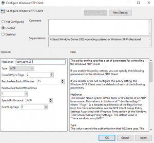 Time Synchronization in a Windows Domain