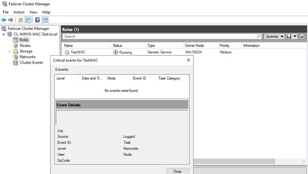 Here is the screenshot from Failover Cluster Manager