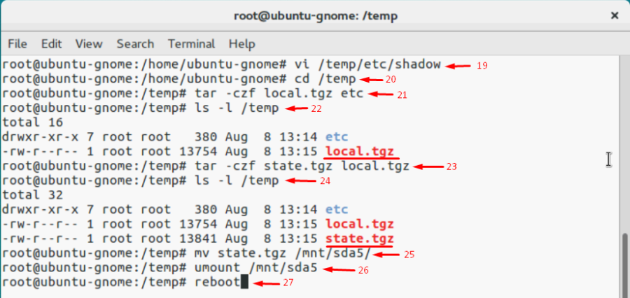Console screenshot with the command log pt.3-img Console screenshot with the command log pt.3